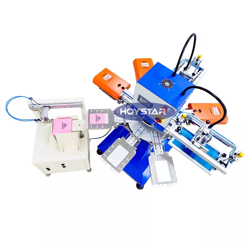 자동 2색 냅킨 스크린 인쇄기